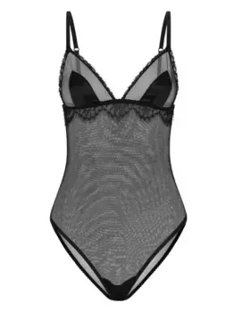 Боди с кружевом DOLCE & GABBANA, черный