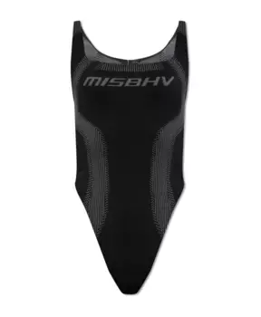 Боди с логотипом Misbhv, черный
