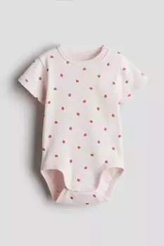 Боди с рисунком H&M, розовый