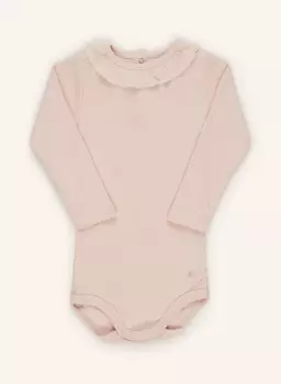 Боди с рюшами Petit Bateau, розовый