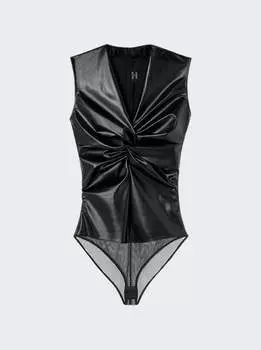 Боди с узелками Versace, черный