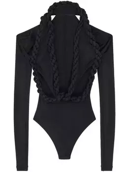 Боди с вырезами Stella McCartney, черный