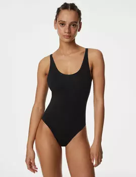 Боди с высоким содержанием хлопка Light Control Secret Support Body, черный