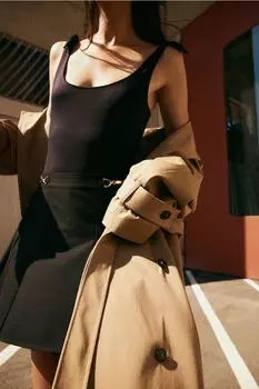 Боди с завязками H&M, черный
