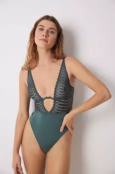 Боди Sense 1 и 0 Women'Secret, зеленый