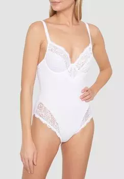 Боди Сильвия, бант, кружево, женское DesireE, белый