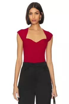 Боди SIMKHAI Barbara Sweetheart, цвет Carmine
