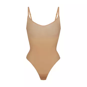 Боди SKIMS Everyday Sculpt, охра