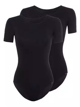 Боди Skiny 2er Pack kurzarm, черный