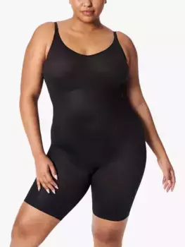Боди Spanx Thinstincts 2.0 Mid Thighsuit, цвет very/black