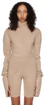 Боди SSENSE Exclusive Beige KBN Knitwear Edition SELASI