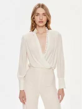 Боди стандартного кроя Elisabetta Franchi, белый