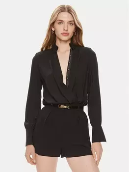 Боди стандартного кроя Elisabetta Franchi, черный