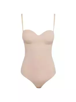 Боди-стринги Mat de Luxe Wolford, цвет powder