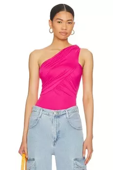 Боди superdown Bailee One Shoulder, фуксия