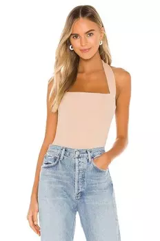 Боди superdown Candice Halter, нюд
