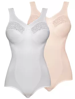 Боди SUSA 2er Pack Korselett Basic, цвет Haut weiss