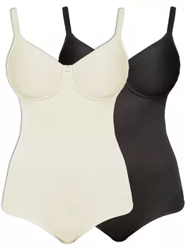 Боди SUSA 2er Pack mit Bgel Catania, цвет Champagner Schwarz