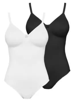 Боди SUSA 2er Pack ohne Bgel Basic, черный