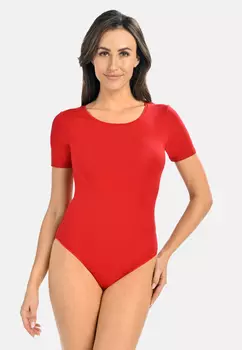 Боди Teyli suit fr Frauen mit kurzen rmeln Shirty, красный