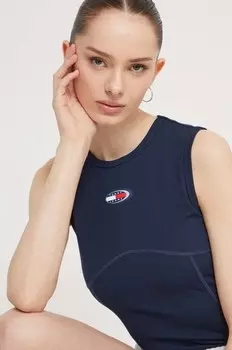 Боди Tommy Jeans, темно-синий