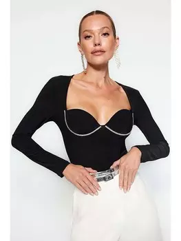 Боди trendyol Body, черный