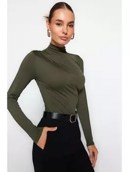 Боди trendyol Body, хаки