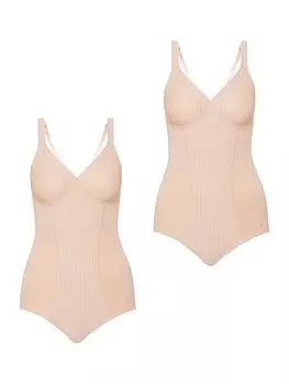 Боди TRIUMPH Bodysuit Modern Soft+Cotton, бежевый