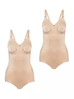 Боди Triumph Doreen + Cotton, бежевый