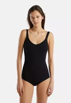 Боди United Colors of Benetton, черный