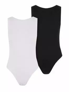 Боди Urban Classics, цвет white+black