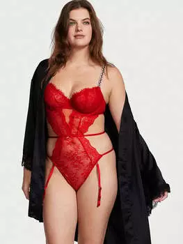 Боди Victoria's Secret Very Sexy Teddy, красный