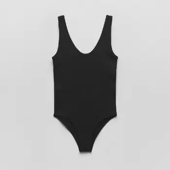 Боди Zara Seamless, черный