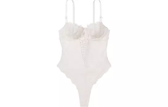 Боди Женский Белый Victoria'S Secret