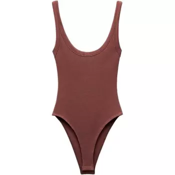 Боди Женский Коричневый Zara