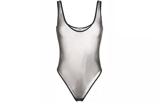 Боди женский Saint Laurent, зеленый
