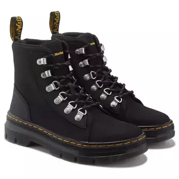 Боевые ботинки Combs со шнуровкой Dr. Martens, черный