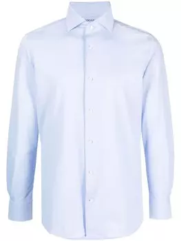 Boggi Milano рубашка из джерси, синий