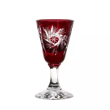Бокал для ликёра Schleuderstern 25 мл, красный Cristalica GmbH