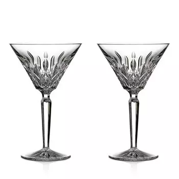 Бокал для мартини Waterford Lismore Crystal, набор из 2 шт, белый