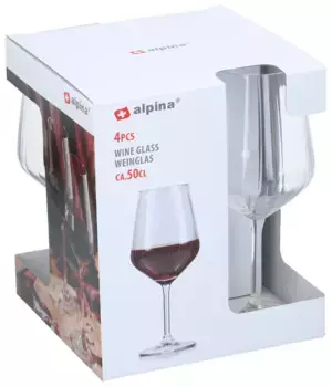 Бокалы Alpina, прозрачный