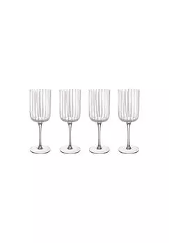 Бокалы CHEERFUL 4x полоски 380мл BUTLERS, прозрачный