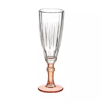 Бокалы для шампанского Exotic Crystal Salmon 6 шт. (170 мл) Vivalto, розовый