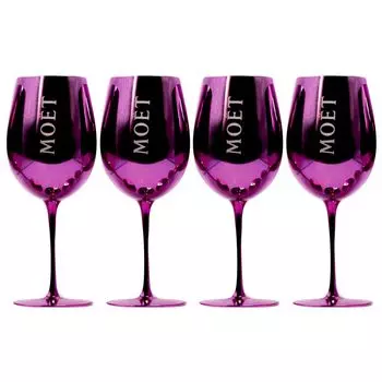 Бокалы для шампанского Moet & Chandon розовые