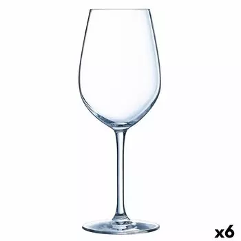Бокалы для вина Evoque прозрачный 550 мл (6 шт.) BigBuy Sommelier