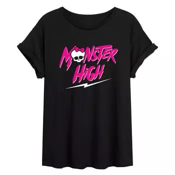 Большая футболка с логотипом Monster High для юниоров Licensed Character