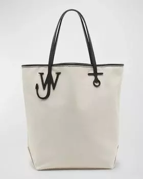 Большая холщовая сумка Anchor JW Anderson, цвет Natural Black