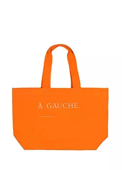 Большая оранжевая женская сумка mudita A Gauche