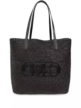 Большая плетеная сумка-тоут Eliza Michael Michael Kors, черный