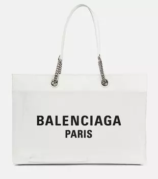 Большая сетчатая сумка-тоут Duty Free Balenciaga, белый